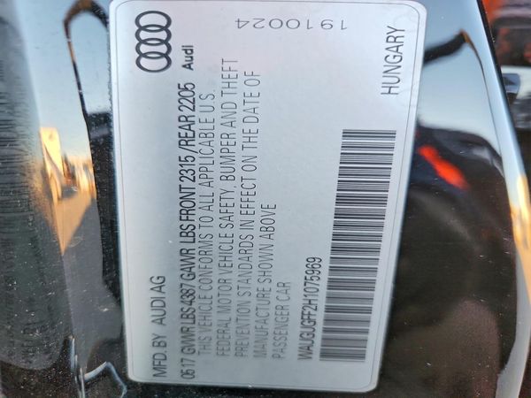 2017 AUDI A3 Premium Plus