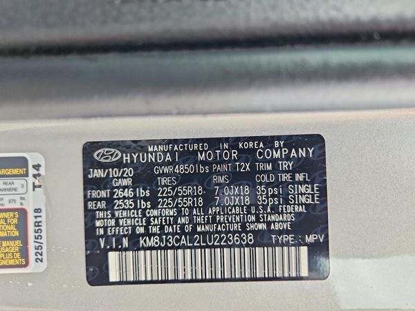 2020 HYUNDAI TUCSON