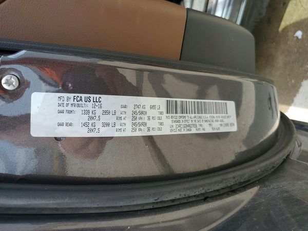 2017 CHRYSLER PACIFICA Limited