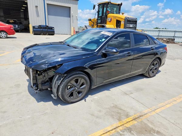 2021 HYUNDAI ELANTRA Blue