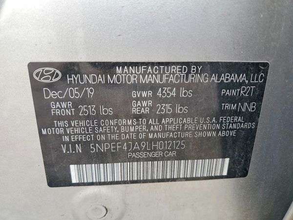 2020 HYUNDAI SONATA
