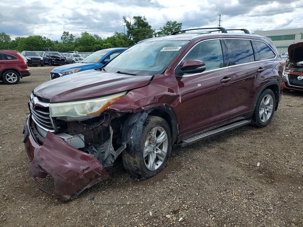 2015 TOYOTA HIGHLANDER Base/Hybrid — Front 3/4