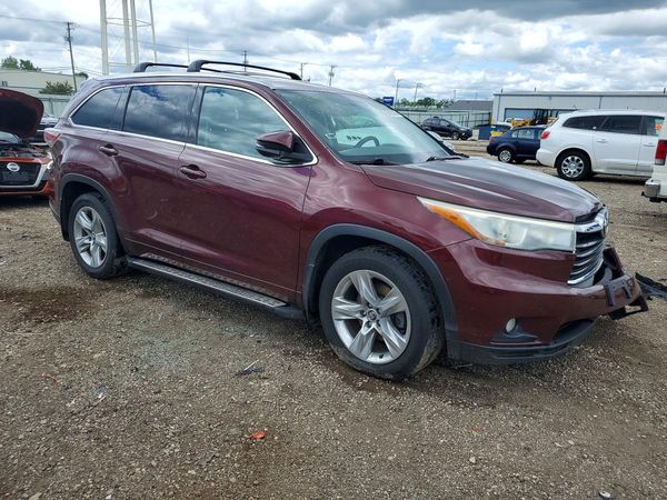 2015 TOYOTA HIGHLANDER Base/Hybrid — Passenger 3/4