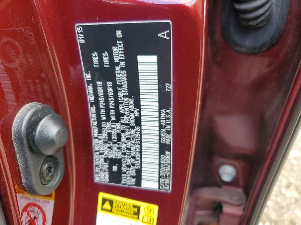 2015 TOYOTA HIGHLANDER Base/Hybrid — VINS