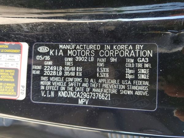 2016 KIA SOUL
