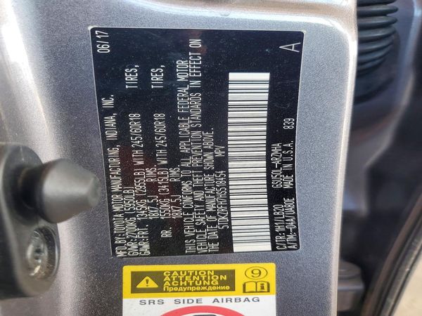 2017 TOYOTA HIGHLANDER SE/XLE