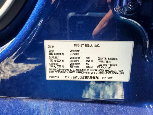 2024 TESLA MODEL Y