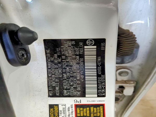 2012 TOYOTA CAMRY