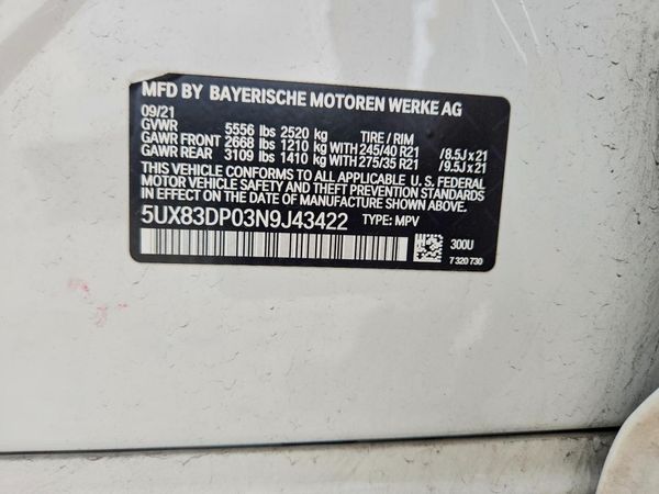 2022 BMW X3 M40i