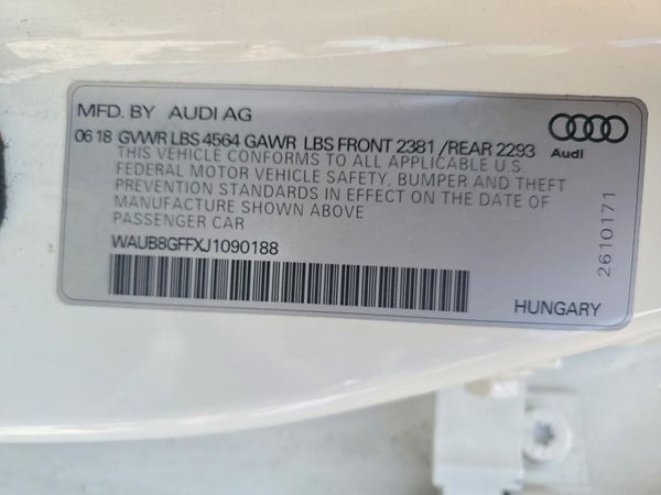 2018 AUDI A3