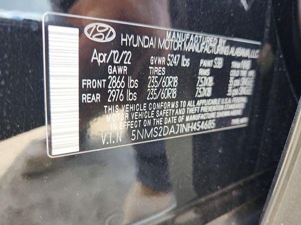 2022 HYUNDAI SANTA FE SEL