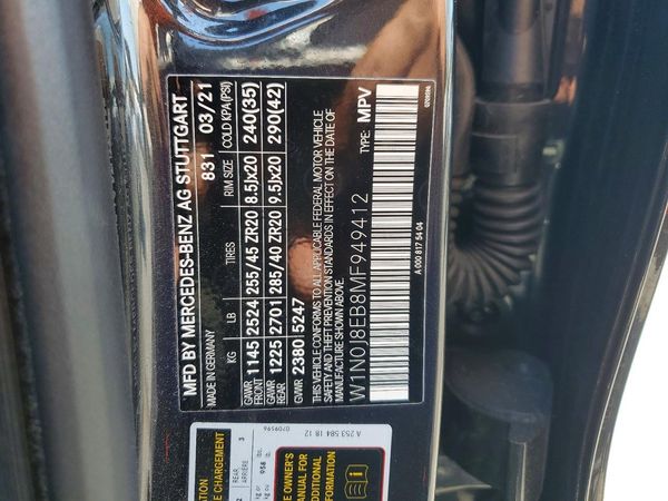 2021 MERCEDES-BENZ GLC COUPE GLC300-4M