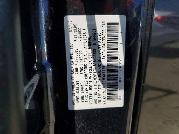 2015 ACURA TLX TECH V6