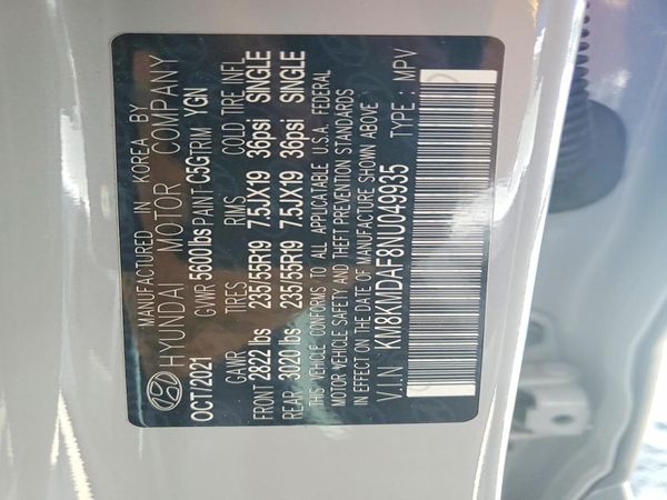2022 HYUNDAI IONIQ 5 SE