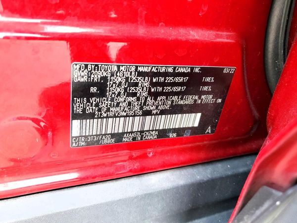2022 TOYOTA RAV4 XLE