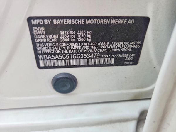 2016 BMW 528