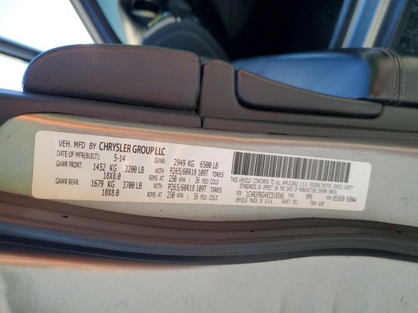 2014 JEEP CHEROKEE Limited — VINS