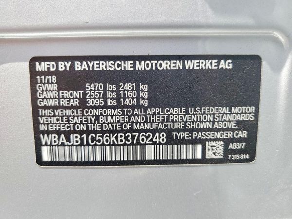 2019 BMW 530XE xDrive