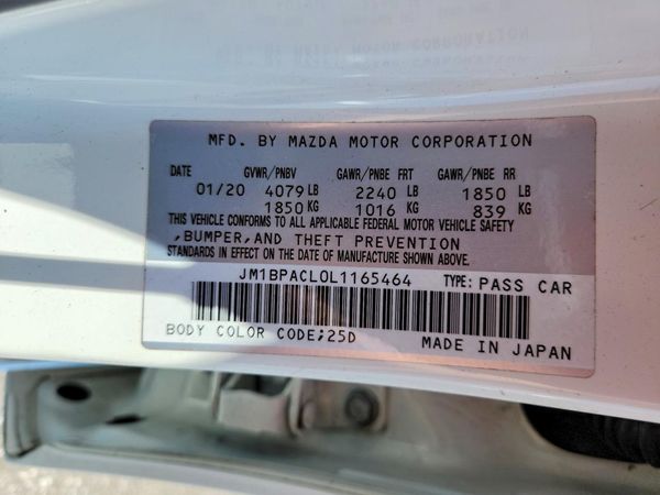 2020 MAZDA 3