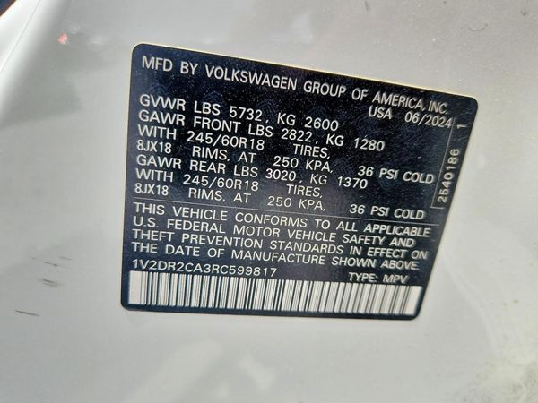 2024 VOLKSWAGEN ATLAS SE