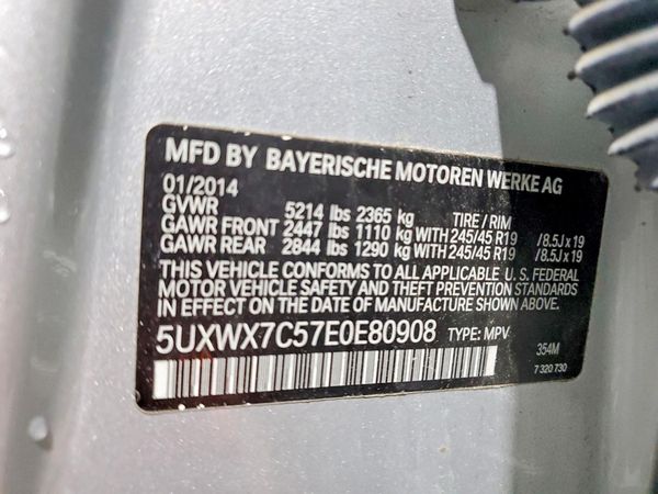 2014 BMW X3 xDrive35i