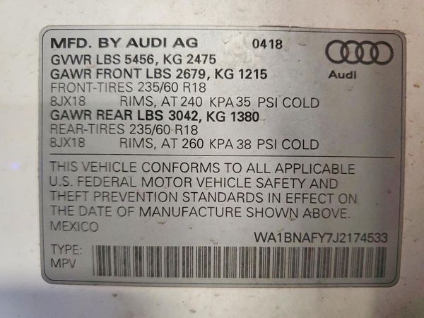 2018 AUDI Q5