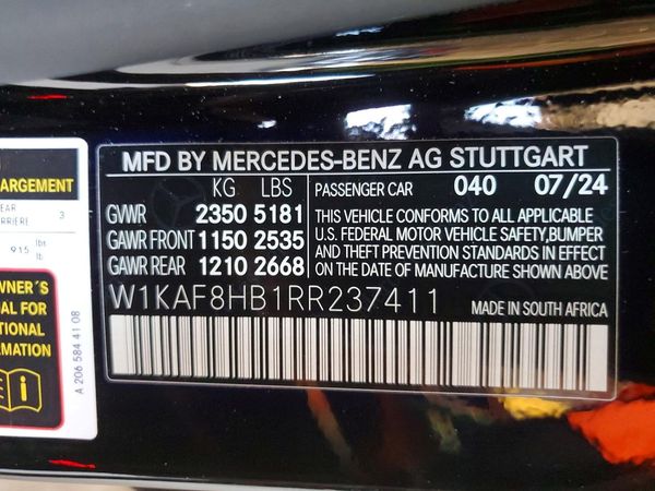 2024 MERCEDES-BENZ C