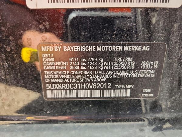 2017 BMW X5 xDrive35i