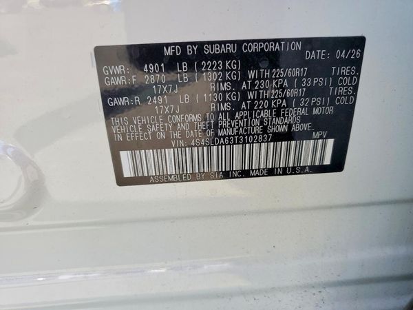 2026 SUBARU FORESTER Base Plus