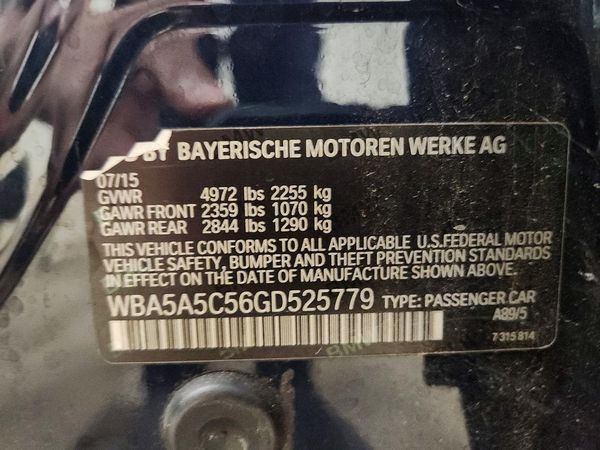 2016 BMW 528