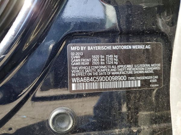 2013 BMW 650 xDrive