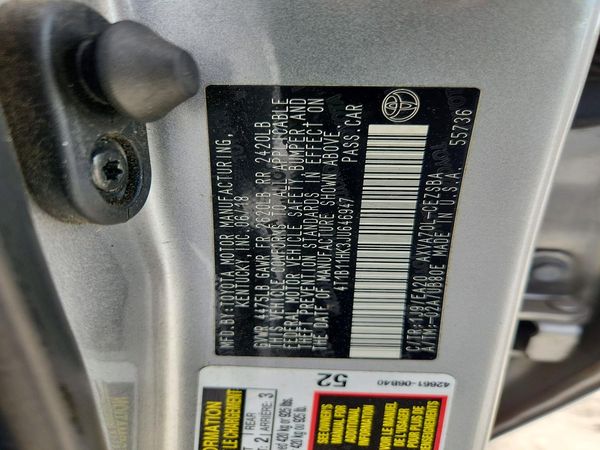 2018 TOYOTA CAMRY