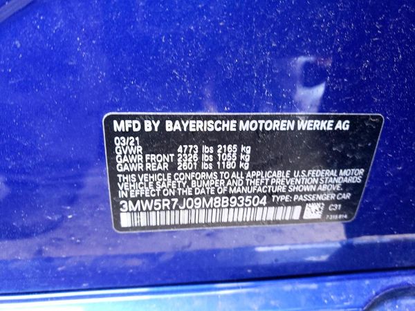 2021 BMW 330XI xDrive