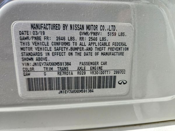 2019 INFINITI Q50