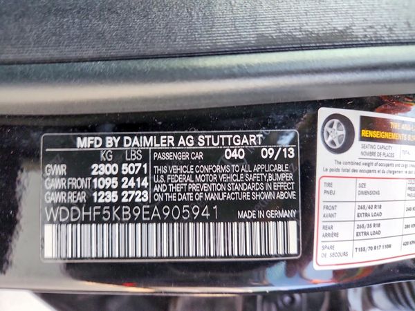2014 MERCEDES-BENZ E E350