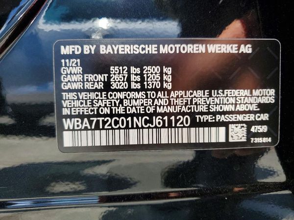 2022 BMW 740