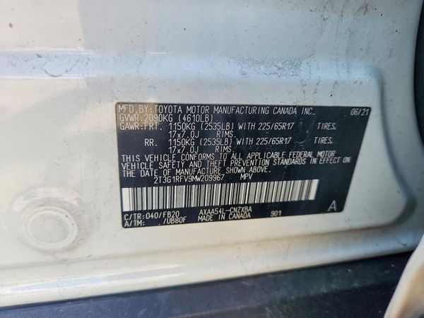 2021 TOYOTA RAV4 LE