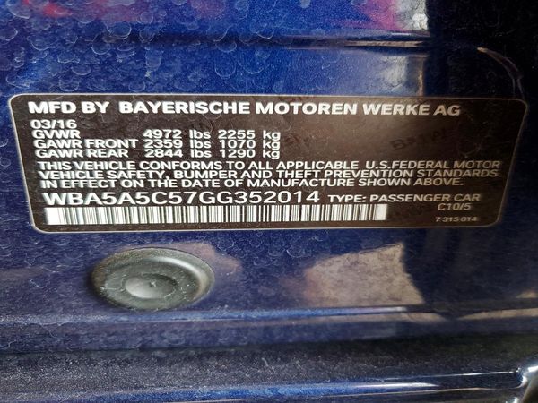2016 BMW 528