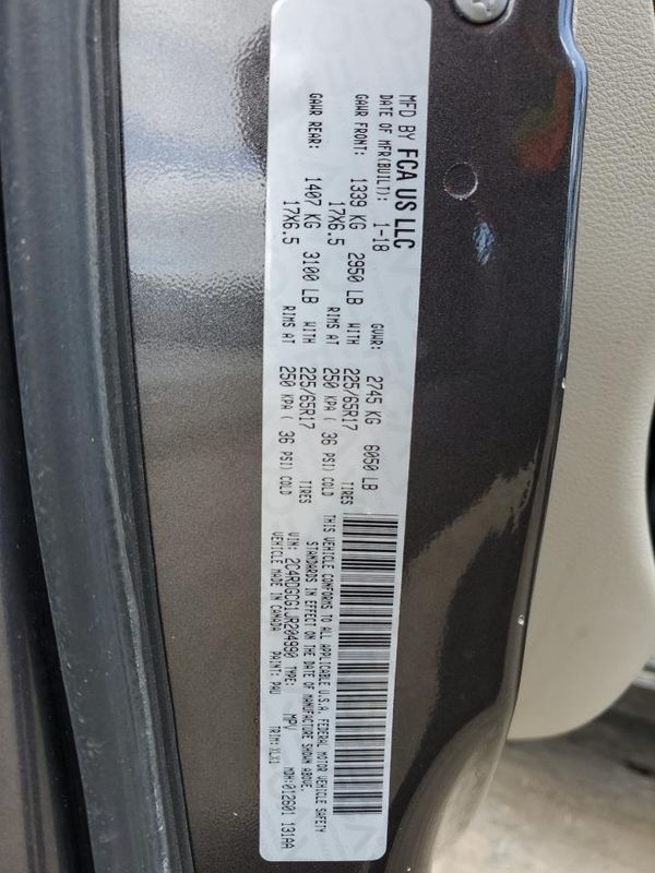2018 DODGE GRAND CARAVAN SXT