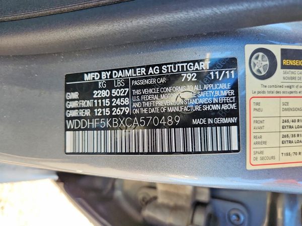 2012 MERCEDES-BENZ E E350