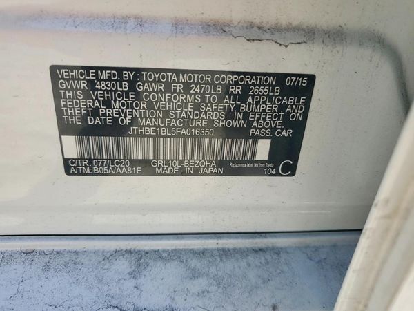 2015 LEXUS GS 350