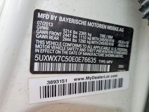 2014 BMW X3 xDrive35i