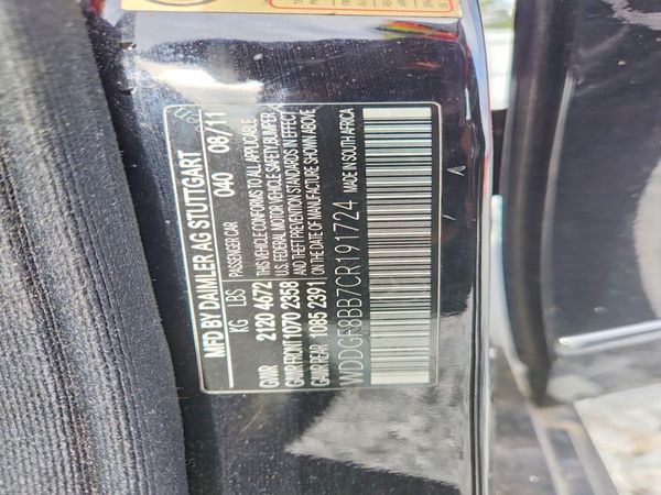 2012 MERCEDES-BENZ C