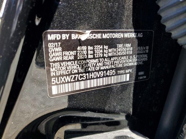2017 BMW X3 sDrive28i