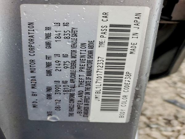 2013 MAZDA 3 Touring/GS