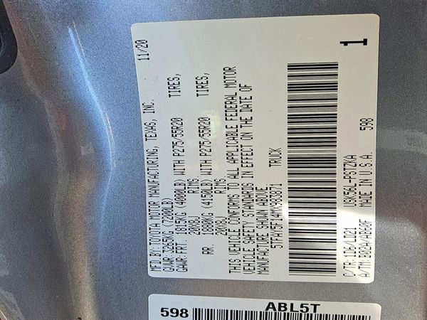 2021 TOYOTA TUNDRA Platinum grade