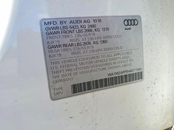 2017 AUDI Q5