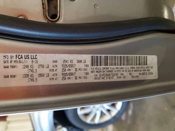 2017 DODGE JOURNEY SXT