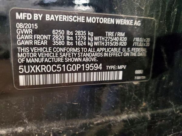 2016 BMW X5 xDrive35i