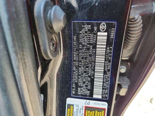 2015 TOYOTA CAMRY